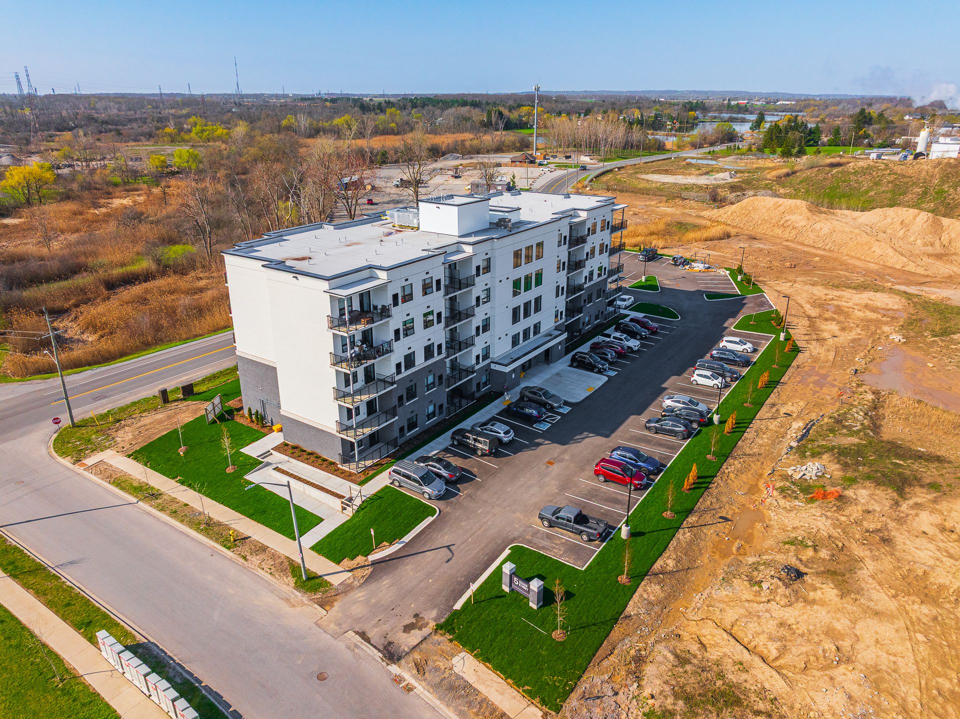 5 Baker Street aerial view